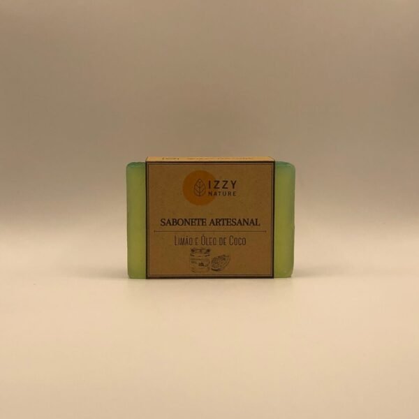 Sabonete de Limão e Óleo de Coco (110g) 100% Natural